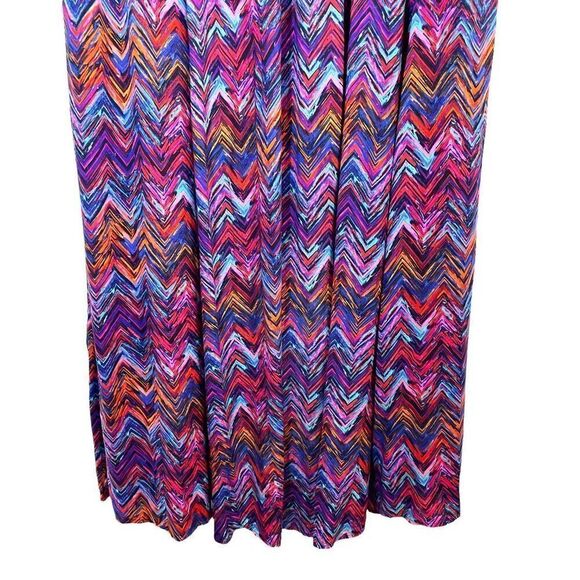 Torrid Maxi Challis zig zag Strapless Dress Size 4X - Picture 6 of 8